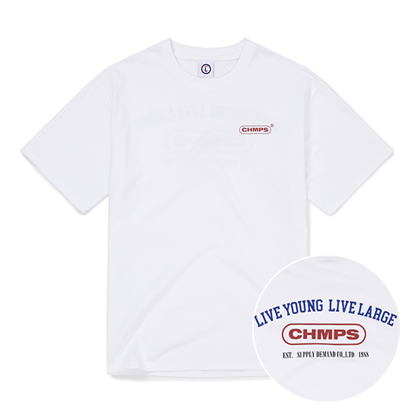 LYLL CHMPS TEE B22ST15WH