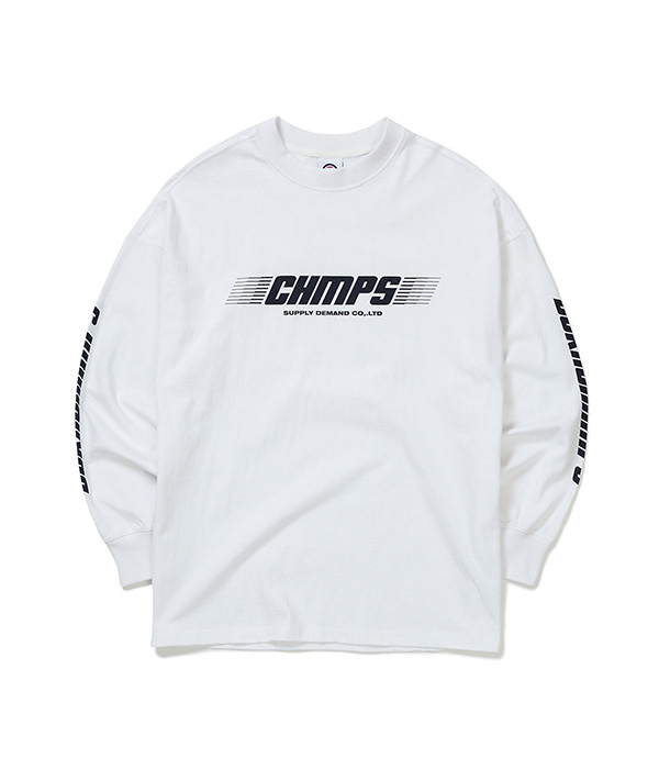 CHMPS ITALIC LONG SLEEVE B22FT03WH